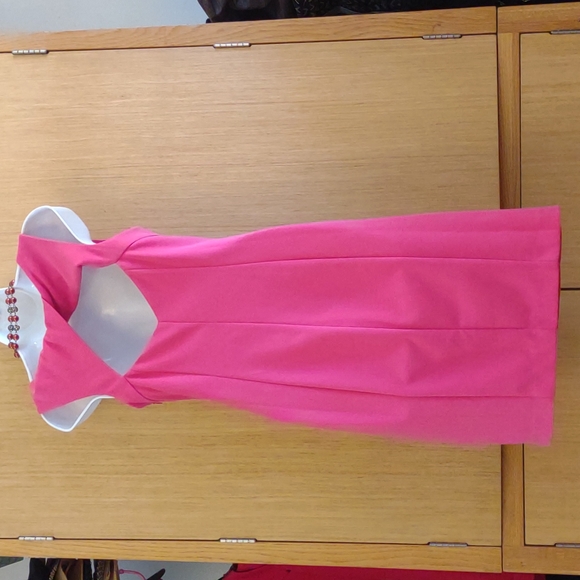 Vince Camuto SZ 8 Pink Sleeveless Dress. - Picture 2 of 8